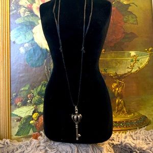 “Crown Key to My Heart” Sliding- Heart Necklace